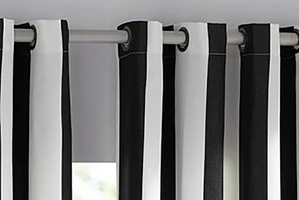 Black And White Striped Curtains For, Black And White Striped Curtains